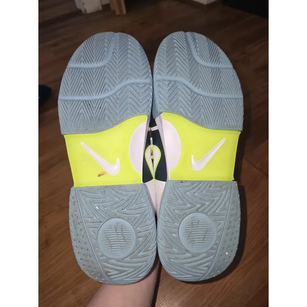 Size 13 - NikeCourt Lite 4 Armory Navy Denim Turquoise Used Excellent - Picture 8 of 8